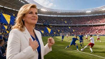 Kolinda Grabar-Kitarović backs the Dragons before Bosnia and Herzegovina’s World Cup clash with Canada