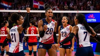 República Dominicana sorprende a Japón en la VNL femenina, triunfo 3:1 en Pasig y lucha por finales VNL
