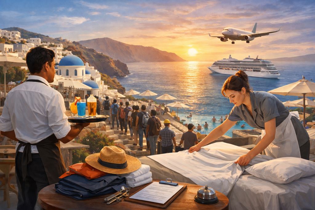 Grčka bilježi turistički rast, ali sve teže nalazi radnike: manjak kadra otvara pitanje održivosti sektora