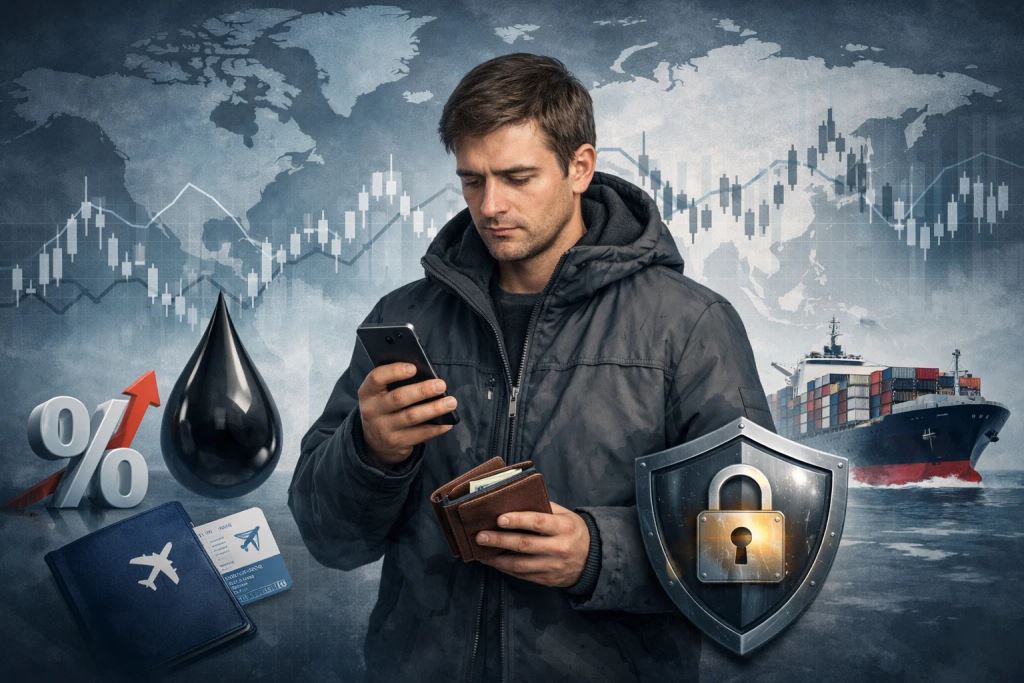 Wczoraj, dziś i jutro: stopy, energia, podróże i bezpieczeństwo cyfrowe – co to znaczy dla twojego portfela