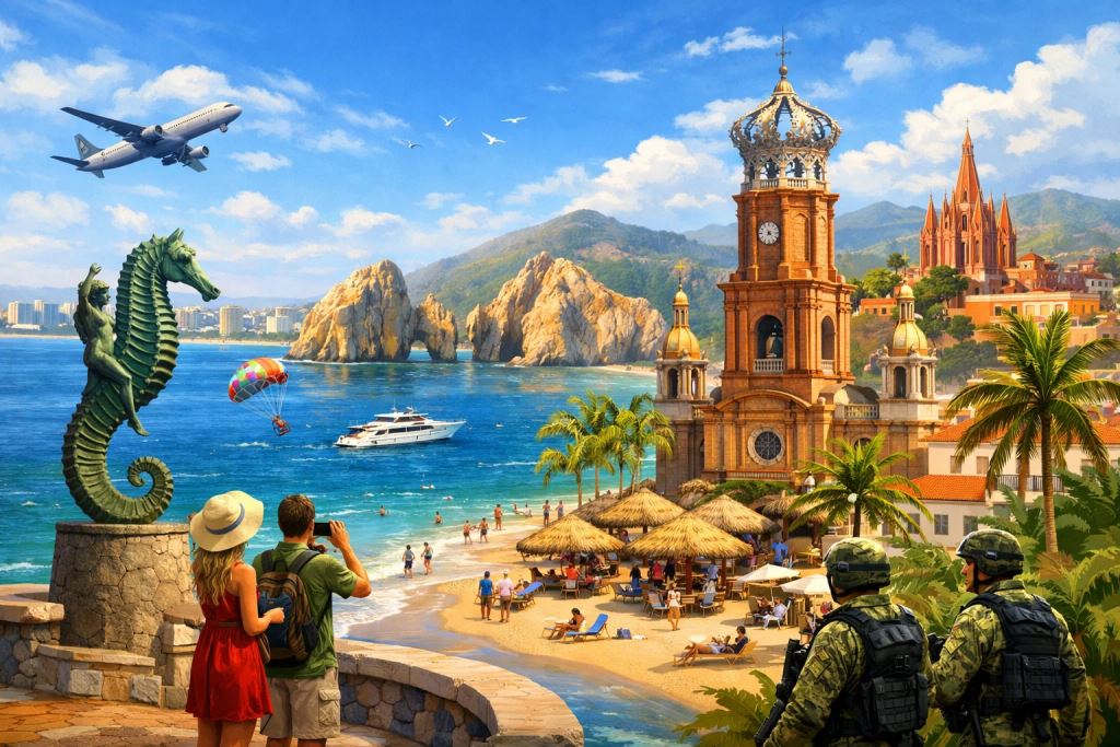 Puerto Vallarta revient à la normale après les opérations de sécurité au Jalisco, vols et tourisme plus stables
