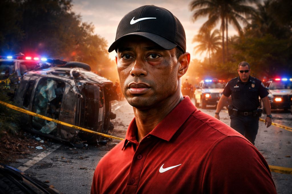 Tiger Woods arrêté après un accident en Floride: l