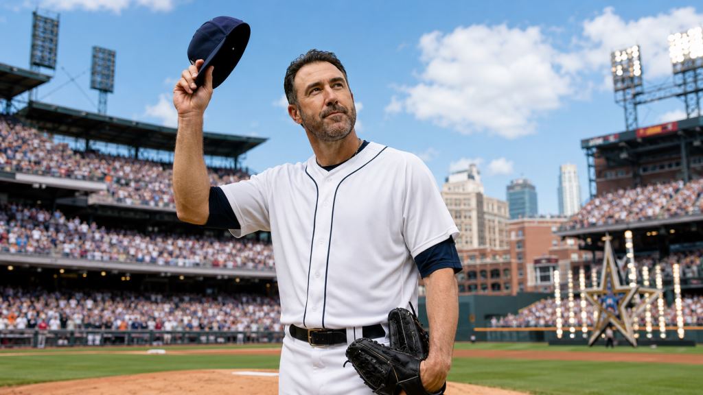 AI ilustracija: Justin Verlander najavio kraj karijere: legenda Detroit Tigersa završava veliki MLB put nakon sezone 2026