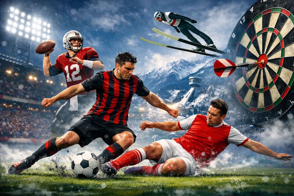 Sportski pregled 03. siječnja 2026.: Arsenal i Milan pod pritiskom, transferi, NFL rasplet i Innsbruck