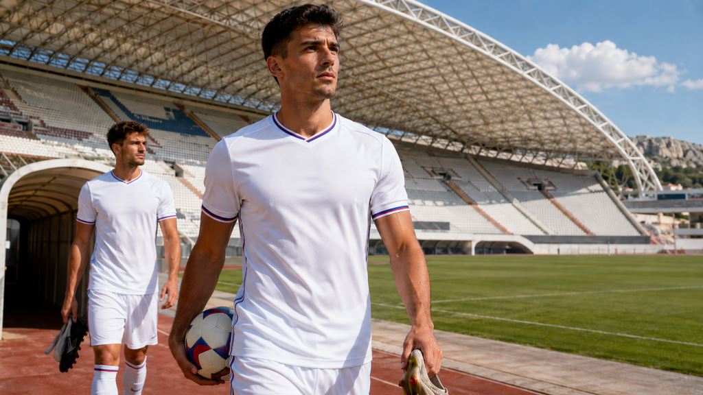 ilustración con IA: Alberto Del Moral cerca de fichar por Hajduk Split como refuerzo del medio desde Real Oviedo para Europa