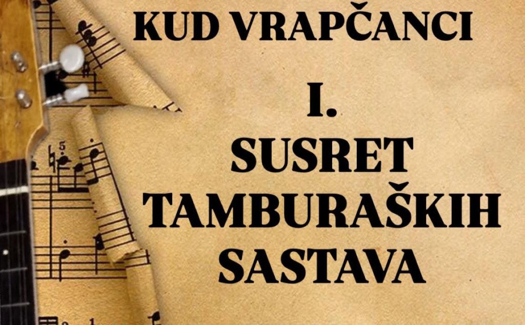 First meeting of tamburitza groups in Zagreb: Kud Vrapčanci, FA Bilje, HSPD Podgorac and HKPD Bosiljak in CZKIO Susedgrad