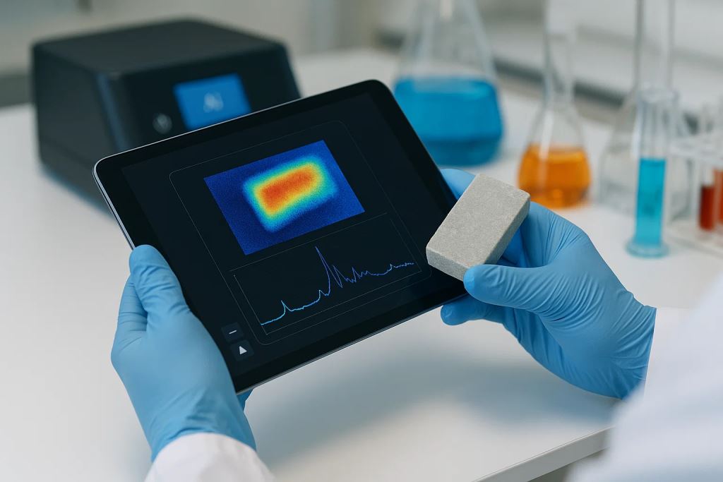 Virtual SpectroGen spectrometer: faster quality control of materials with IR, Raman and XRD generated spectra