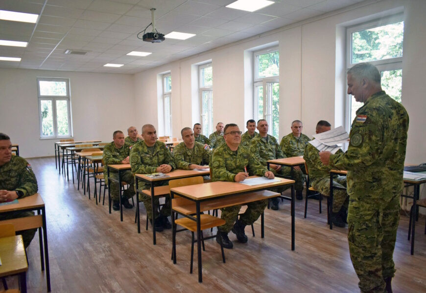 Training for additional training of NCOs of the Quartermaster, Traffic and Technical Service in the Training Center and the Doctrine of Logistics of Požega