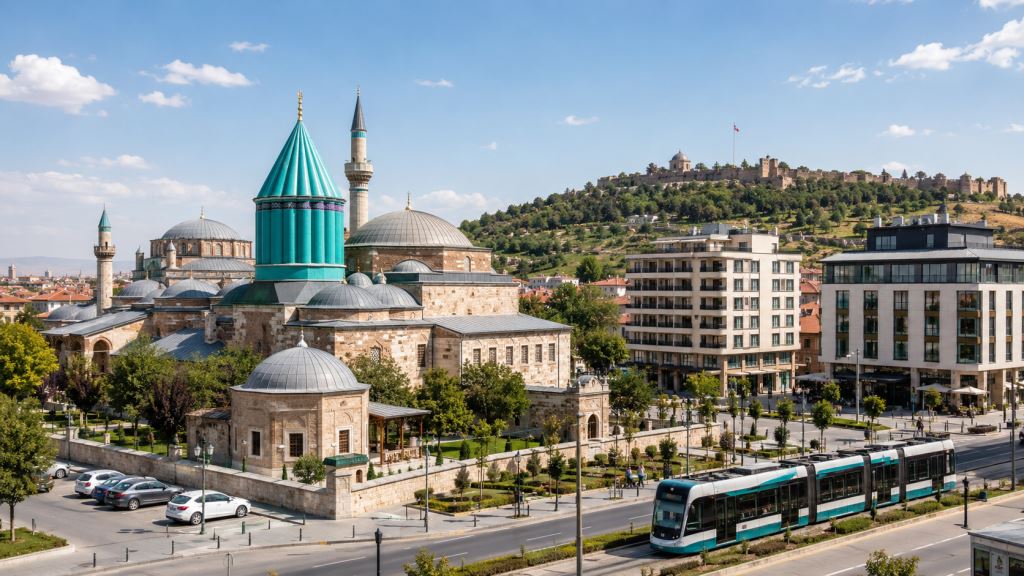 Konya 2026: Reiseführer zu Unterkunft, Hotels, Apartments, Parken, Preisen und besten Stadtteilen für Reisen