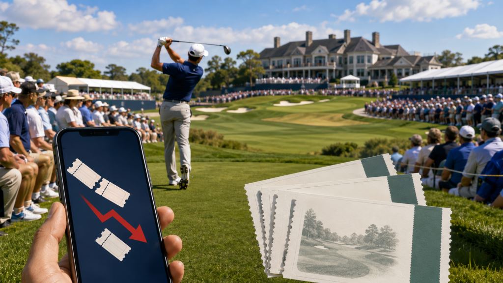 PGA Championship wyprzedany od miesięcy, ale ceny biletów na rynku wtórnym spadają przed Aronimink