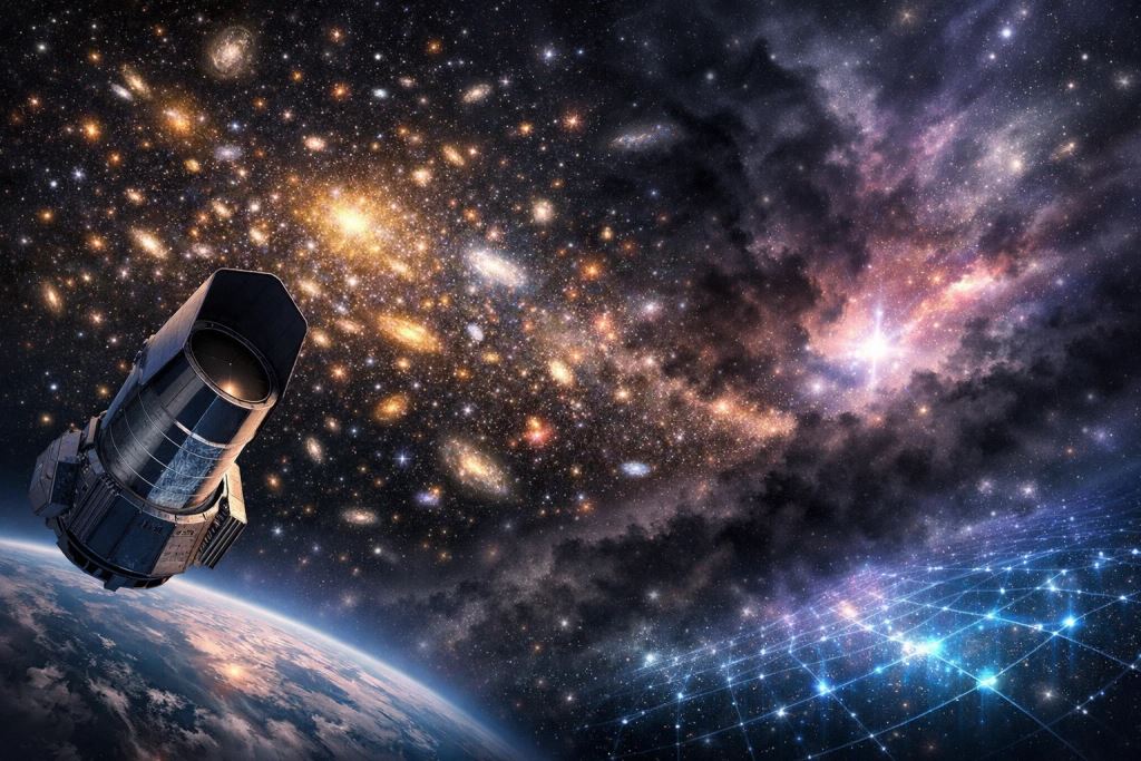 Teleskop NASA Nancy Grace Roman zmapuje 12% nieba i zbada ciemną materię oraz ciemną energię w przeglądzie podczerwonym