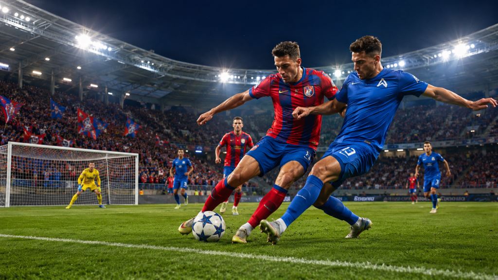 AI illustration: Borac and Levski draw in Banja Luka as Champions League first qualifier stays wide open after tense 1-1