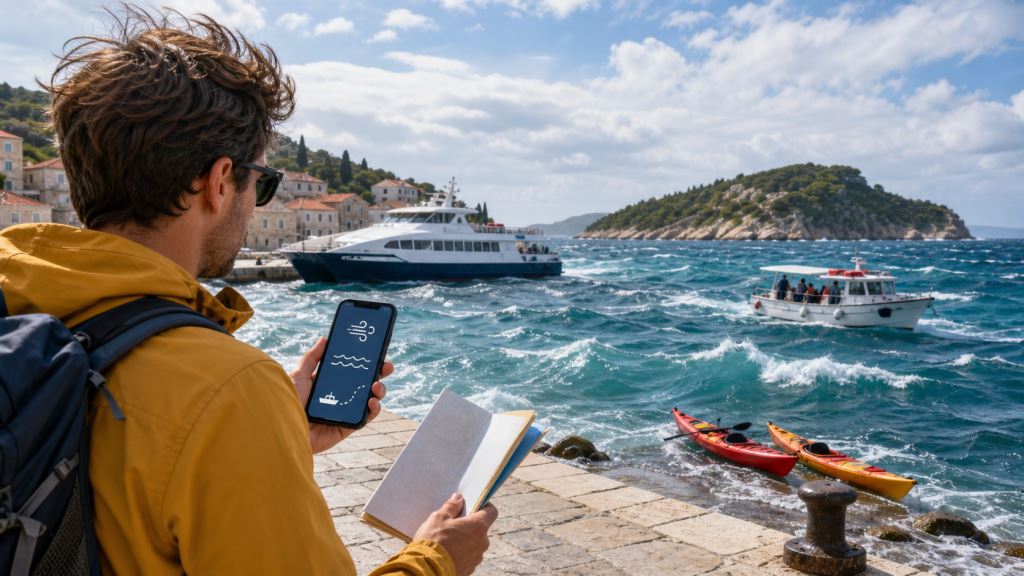 Coastal travel increasingly depends on wind, waves, and excursion cancellation rules