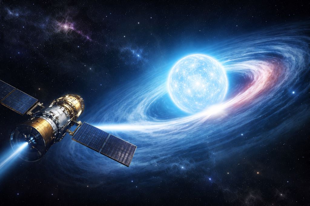XRISM razriješio misterij zvijezde gamma-Cas: neobične rendgenske zrake dolaze od skrivenog bijelog patuljka