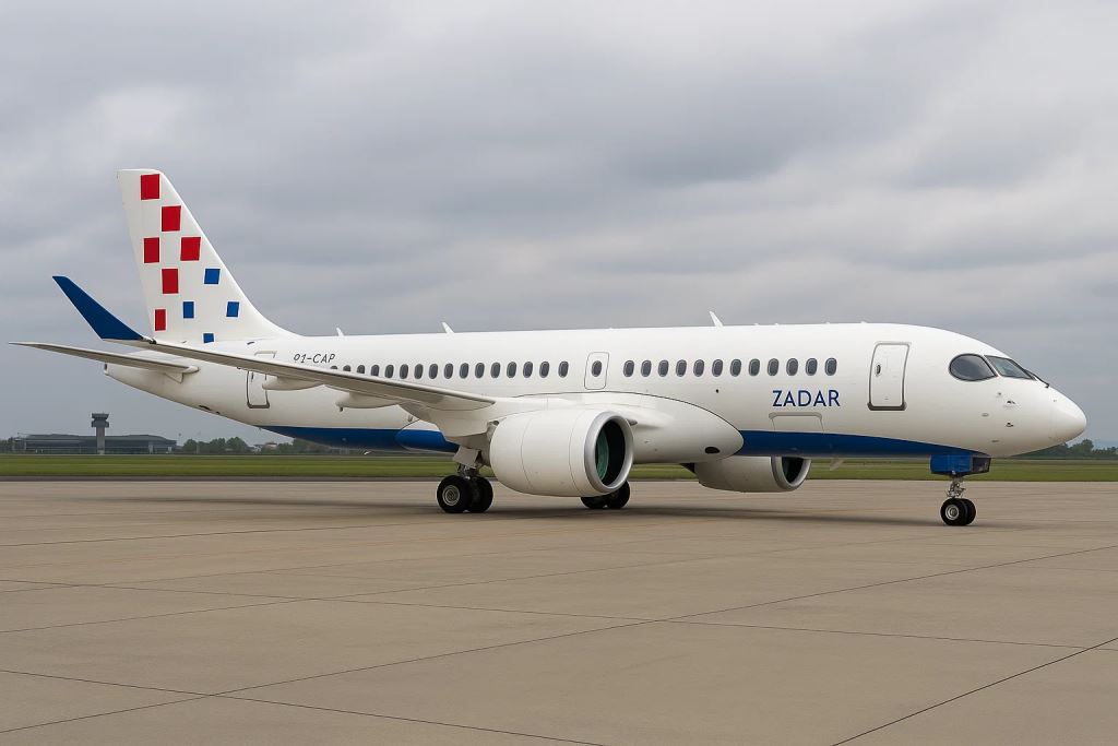 Croatia Airlines dočekao šesti Airbus A220: Novi zrakoplov 9A-CAP 'Zadar' sletio u Zagreb u sklopu obnove flote