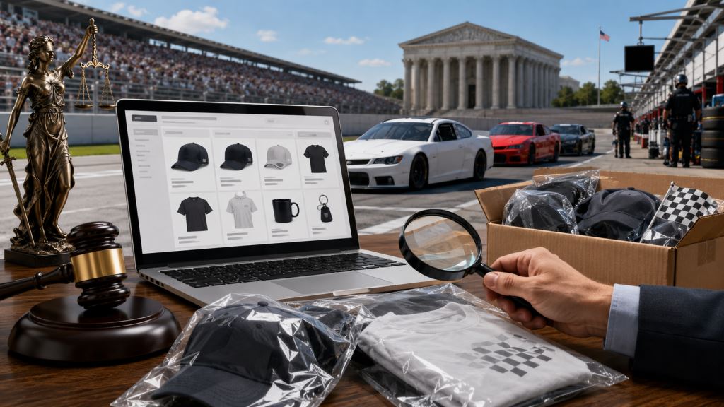 NASCAR demanda a redes ocultas por mercancía falsificada en el automovilismo de Estados Unidos y sus tiendas