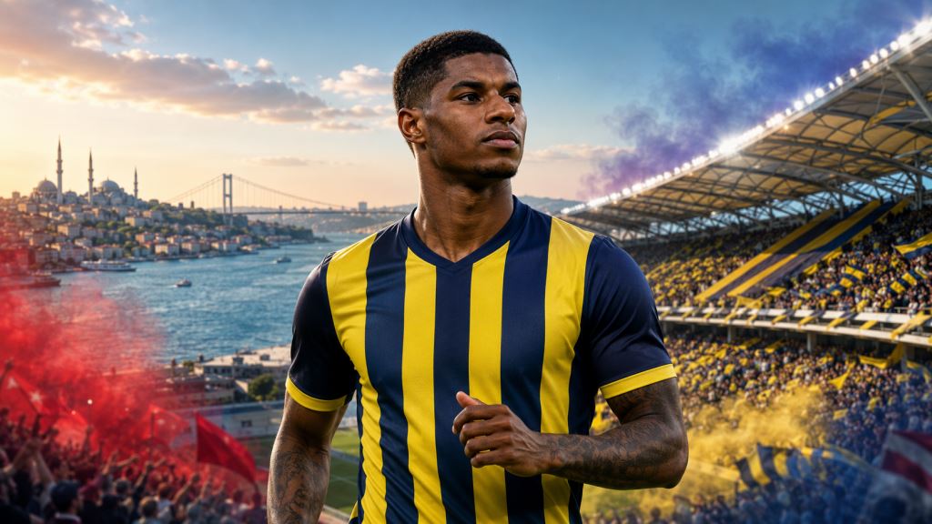 AI illustration: Fenerbahçe explores Marcus Rashford deal as major summer transfer could reshape the Turkish title race