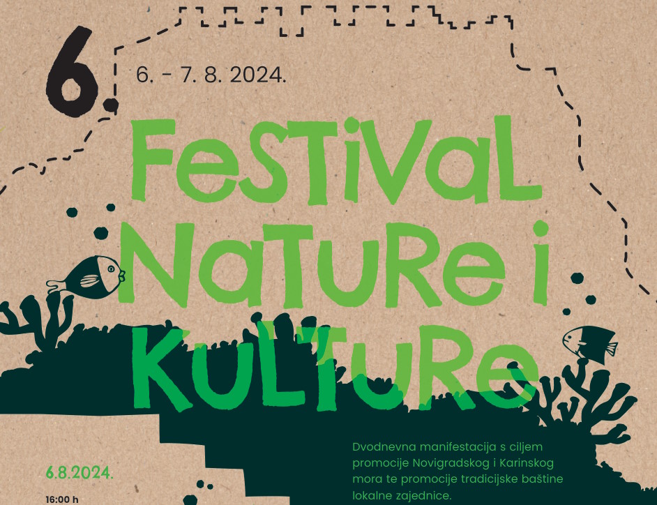Festival nature i kulture 2024. promovira očuvanje prirode i kulturne baštine Novigradskog i Karinskog mora kroz edukativne i zabavne aktivnosti