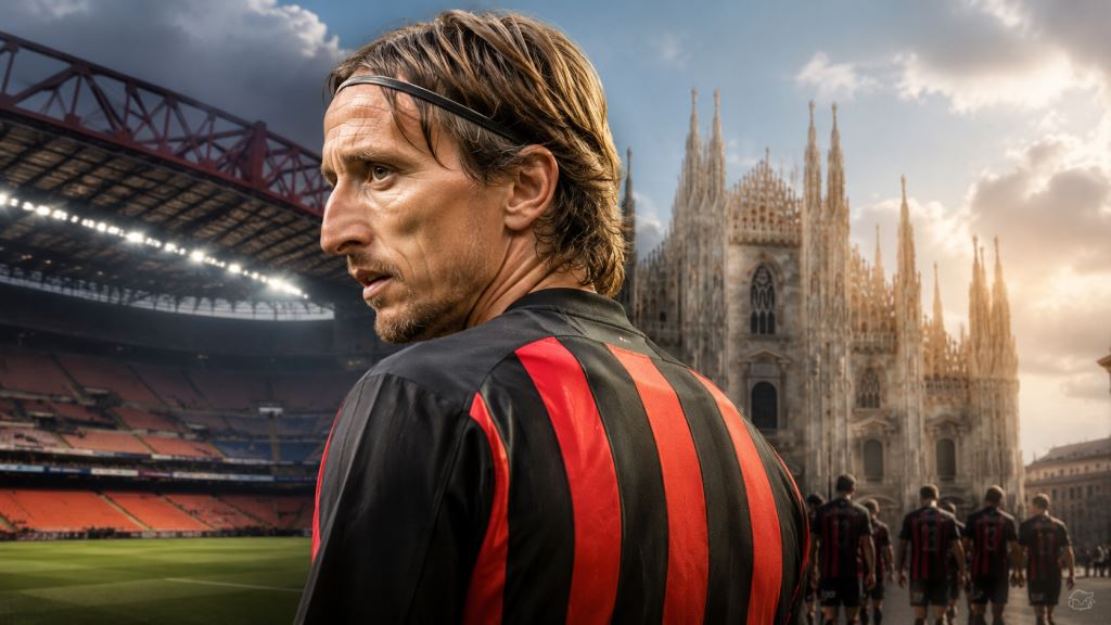 Tuttosport annonce une possible fin de l’aventure de Luka Modrić à l’AC Milan sans Ligue des champions