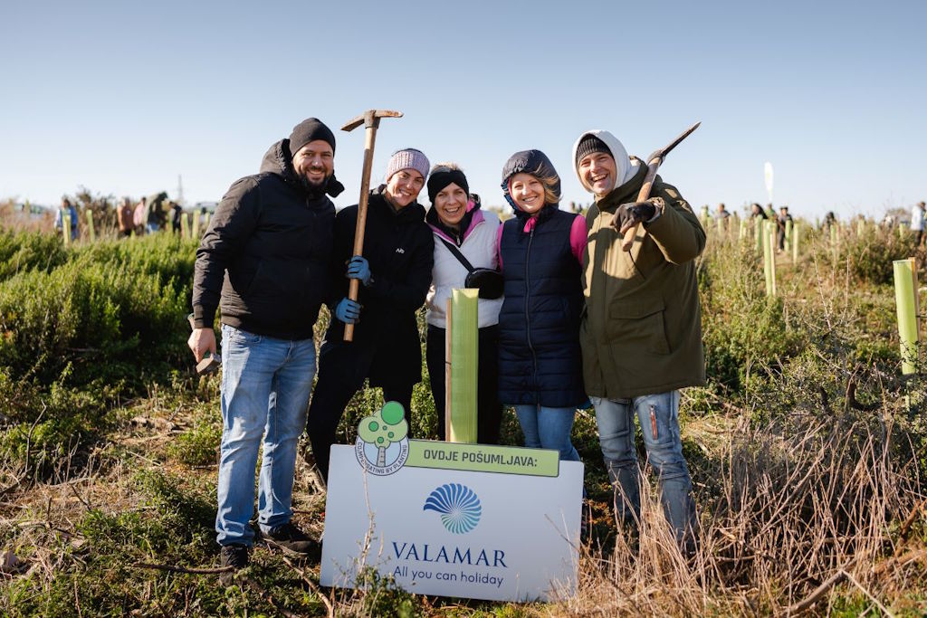 Afforestation of Valdebec: Valamar and volunteers restore forest ecosystem near Pula