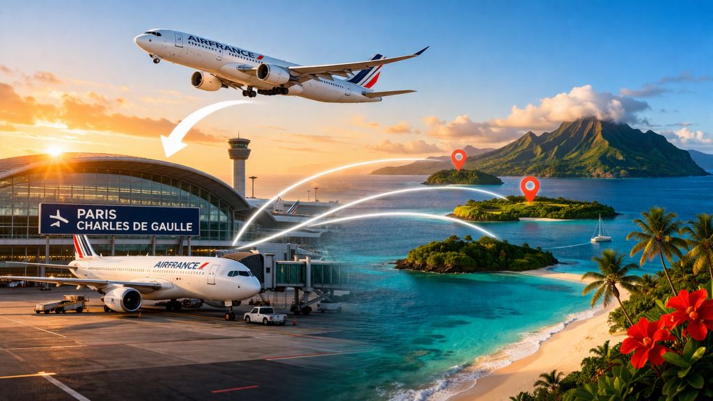 Air France transfère les vols vers La Réunion, la Guadeloupe et la Martinique à Charles de Gaulle et modifie les voyages via Paris