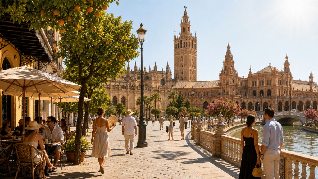 Sevilla bajo el sol: cómo el calor, la siesta y el ritmo nocturno cambian cada plan de viaje