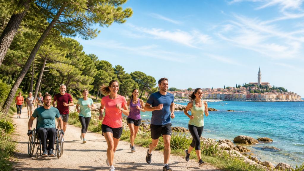 Der Wings for Life World Run in Rovinj bringt einen Wohltätigkeitslauf durch Zlatni rt und eine globale Botschaft der Solidarität