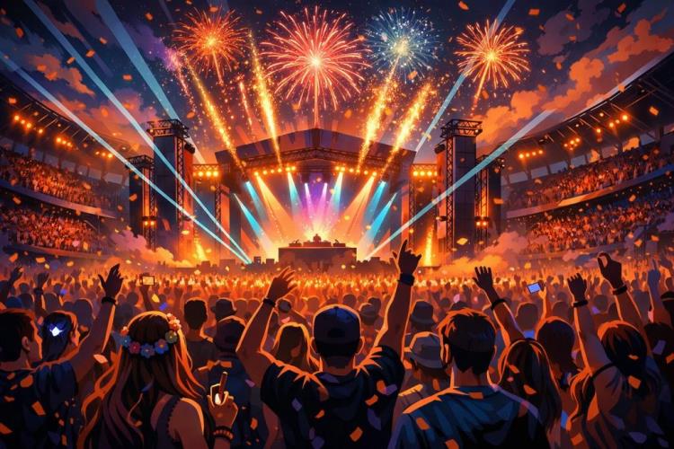 ilustracja AI: Bilety na UNTOLD Festival w Cluj-Napoca: bilety, artyści, sceny i praktyczny przewodnik na pierwszy dzień w Cluj Arena — Cluj Arena, Cluj — czwartek, 6 sierpnia 2026
