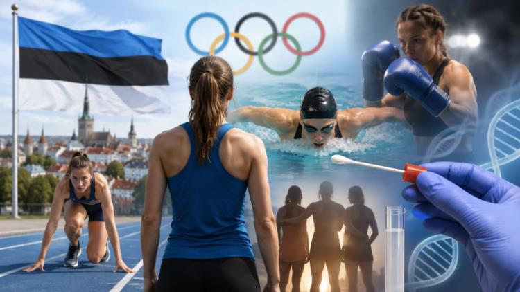 AI illustration: IOC female category rules: Estonia sees no need yet for a separate national sports policy for athletes
