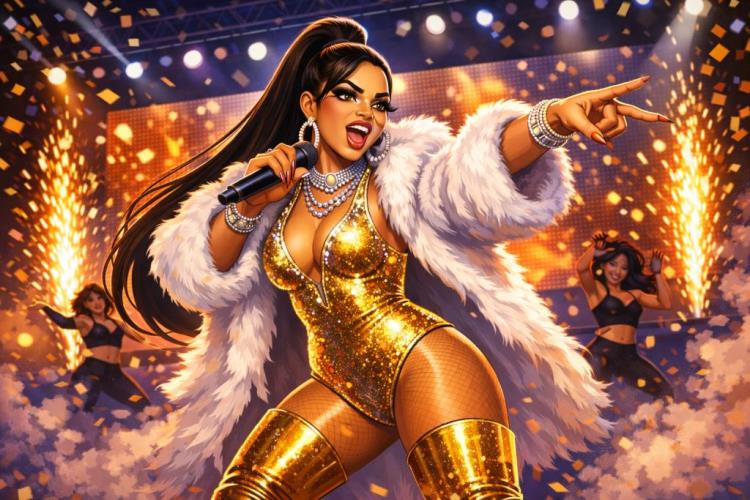 AI illustration: Tickets for Cardi B tickets in New Orleans: rap energy, big hits and a festival concert weekend at Caesars Superdome — Caesars Superdome, New Orleans — Friday, 3 July 2026