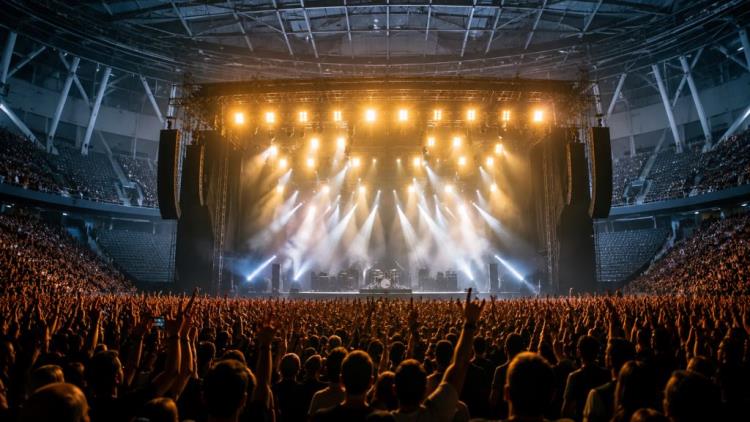 KI-Illustration: Hollywood Vampires erstmals in Kroatien: Alice Cooper, Johnny Depp und Joe Perry heute in der Arena Zagreb