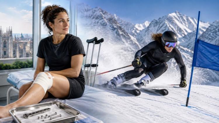 AI ilustracija: Federica Brignone nakon operacije koljena: povratak treninzima za četiri do šest tjedana, slijedi rehabilitacija