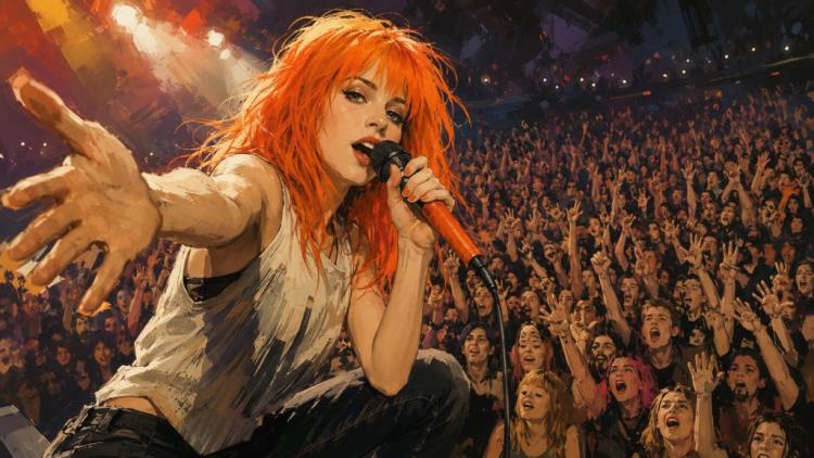 AI ilustracija: Ulaznice za Hayley Williams ulaznice za koncert u Dublinu, solo pjesme i intimni National Stadium na Bachelorette Party Tour — National Stadium, Dublin — ponedjeljak, 29. lipnja 2026.
