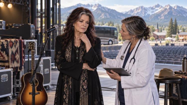 AI ilustracija: Rosanne Cash odgodila tri koncerta zbog zdravstvenog problema, povratak na pozornicu planiran 19. rujna