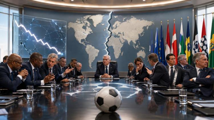 AI illustration: FIFA faces deeper split as national federations defy confederations ahead of the 2027 presidential vote