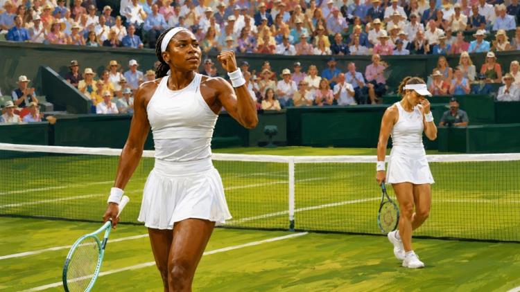 AI ilustracija: Coco Gauff nakon preokreta protiv Jessice Pegule prvi put u polufinalu Wimbledona i nastavku lova na naslov