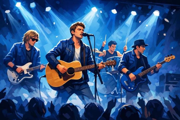KI-Illustration: Tickets für Plavi orkestar — Dvorana Golovec, Celje — Samstag, 17. Oktober 2026