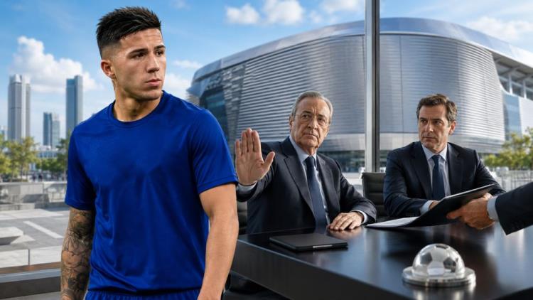 ilustracja AI: Real Madrid dementuje plotki o Enzo Fernándezie z Chelsea i studzi transferowe spekulacje wokół klubu