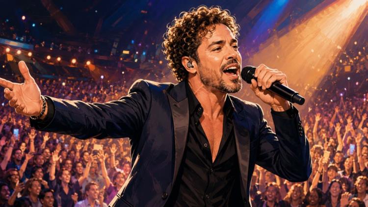 AI ilustracija: Ulaznice za David Bisbal — The Sylvee, Madison — srijeda, 9. prosinca 2026.