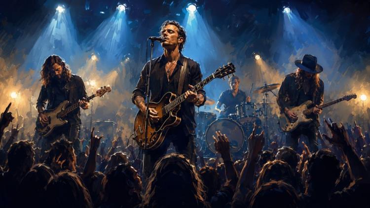 ilustracja AI: Bilety na Kaleo — Queen Elizabeth Theatre, Vancuver — sobota, 4 lipca 2026