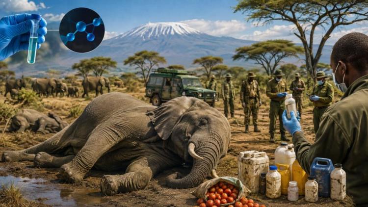 AI ilustracija: Amboseli pod povećalom: smrt 18 slonova, sumnja na otrov i što putnici trebaju znati prije safari putovanja