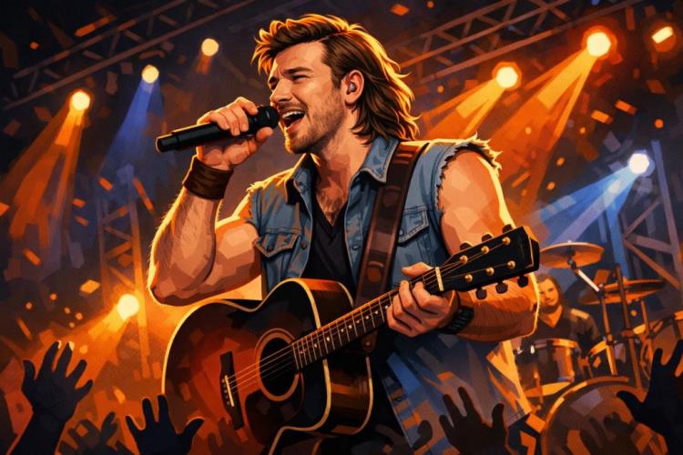 KI-Illustration: Tickets für Morgan Wallen in Baltimore: Tickets für das Country-Stadionkonzert mit Brooks & Dunn und aktuellen Hits — M&T Bank Stadium, Baltimore — Freitag, 17. Juli 2026