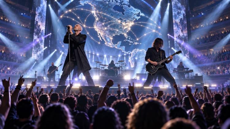 ilustracja AI: A Perfect Circle: wielka trasa po Ameryce Północnej 2027 z The Cult i koncert w Connecticut 28 kwietnia