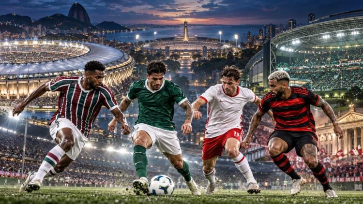 ilustracja AI: CONMEBOL potwierdził półfinały Libertadores: Fluminense-Palmeiras i Estudiantes-Flamengo w październiku