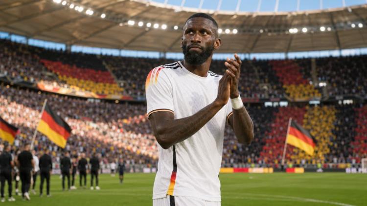 KI-Illustration: Antonio Rüdiger beendet DFB-Karriere nach 86 Einsätzen, fünf großen Turnieren und dem Confed-Cup-Titel