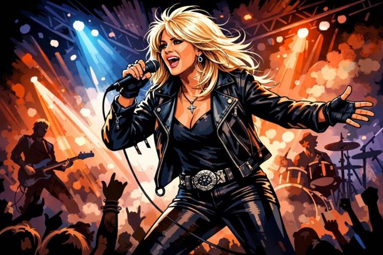 KI-Illustration: Tickets für Bonnie Tyler — Esbjerg Performing Arts Centre, Esbjerg — Freitag, 5. März 2027