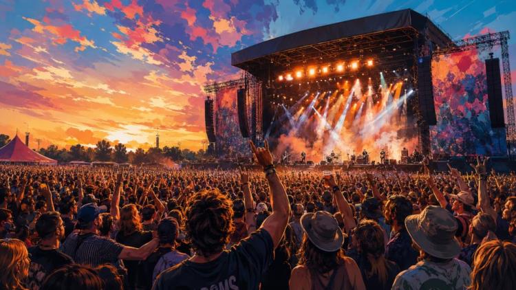 AI ilustracija: Ulaznice za Rock Werchter Festivalpark Werchter ulaznice za završni dan s The Cure, Mobyjem i Paulom Kalkbrennerom — Festivalpark Werchter, Rotselaar — nedjelja, 5. srpnja 2026.