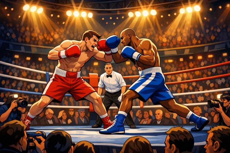 illustration IA: Billets pour Top Rank Boxing à New York: Zayas contre Ennis pour les ceintures WBO et WBA au Barclays Center — Barclays Center, New York — samedi 27 juin 2026