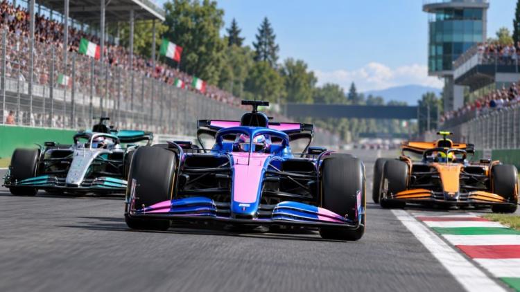 AI illustration: Gasly stuns Monza with first career pole as Russell takes second and Piastri finishes third in qualifying