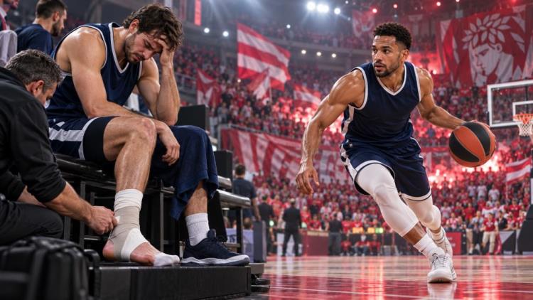 ilustracja AI: Anadolu Efes bez Mike'a Jamesa: transfer Camerona Payne'a przed wielkim testem z Olympiacosem w Eurolidze